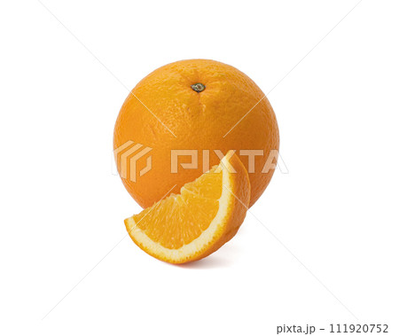 Ripe orange isolated on white background Clipping Path Ripe orange isolated on white background Clipping Path 111920752