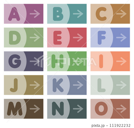 Collection of colorful direction symbols Collection of colorful direction symbols 111922232
