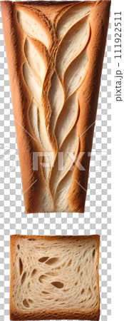 Bread typography text design exclamation mark 111922511