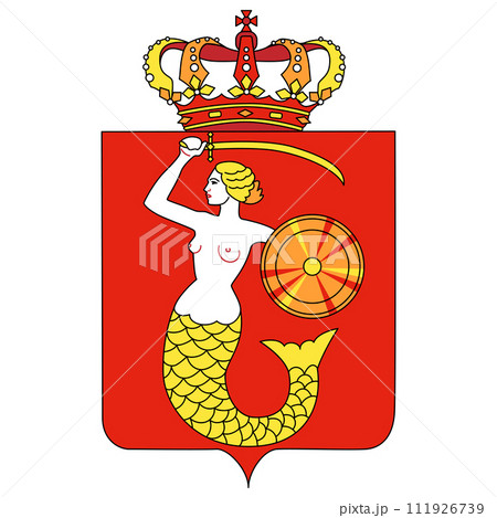 Coat of arms of Warsaw, Poland 111926739
