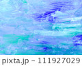 寒色水彩絵の具の壁紙テクスチャ 111927029