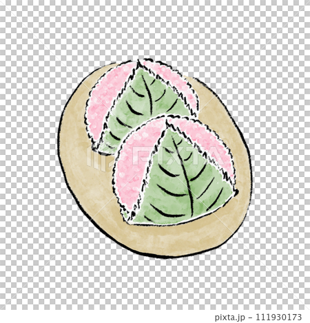 關西式(道明寺)櫻餅 關西式(道明寺)櫻餅 111930173