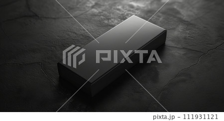 AI-generated content. Original packaging mockup for product with prop and lighting background. 111931121