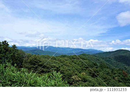 賤ヶ岳山頂からの余呉湖の風景 賤ヶ岳山頂からの余呉湖の風景 111931233