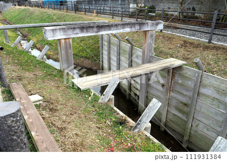 見沼通船堀跡 東縁一の関の復元【埼玉県さいたま市】 111931384