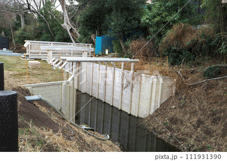 見沼通船堀跡 西縁一の関の復元【埼玉県さいたま市】 111931390