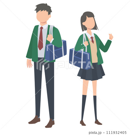 学生のイラスト 111932405