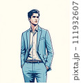 スーツを着た男性 111932607