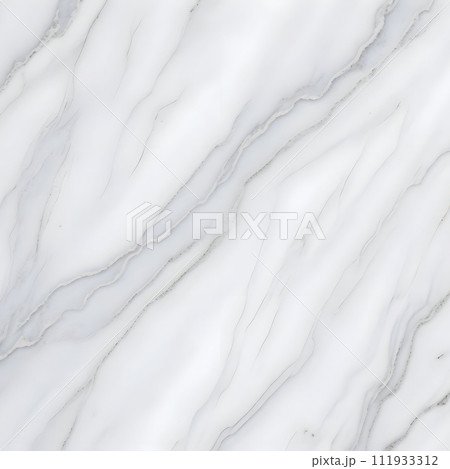 White marble pattern texture for background.   Generative AI 111933312
