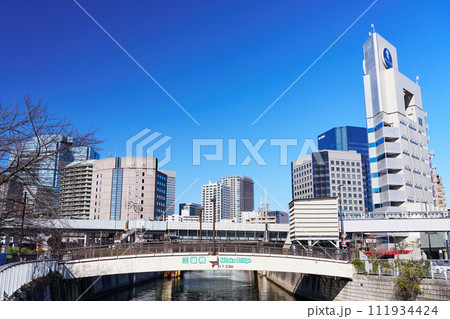 東京　大崎　大崎駅周辺の風景 111934424
