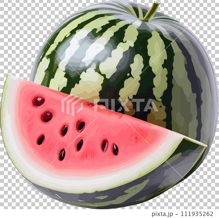 watermelon, png files,Generative AI  111935262