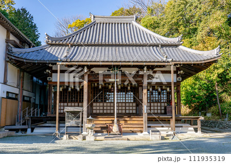 兵庫県宝塚市社町の竹林寺　本堂（武庫七寺） 111935319