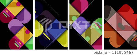 Balance movement geometric backgrounds. Poster collection for wallpaper, business card, cover, poster, banner, brochure, header, website Balance movement geometric backgrounds. Poster collection for wallpaper, business card, cover, poster, banner, brochure, header, website 111935467