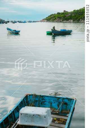 old boat on the sea old boat on the sea 111935852