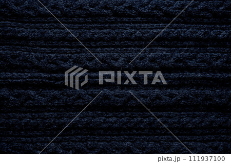 ケーブルマフラーのテクスチャ（ネイビー） 111937100