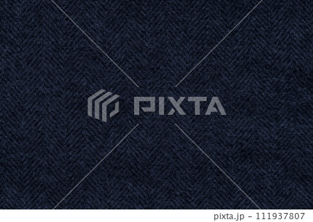 ツイードのテクスチャ（ネイビー） 111937807