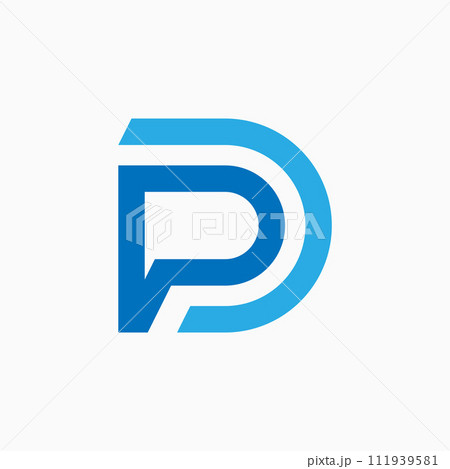 Logo design graphic concept creative premium vector stock themes abstract art letter initial PD or DP line font Relate to monogram typography branding Logo design graphic concept creative premium vector stock themes abstract art letter initial PD or DP line font Relate to monogram typography branding 111939581