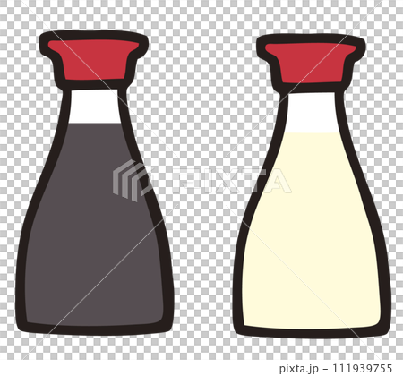 醬油和醋的插圖 111939755