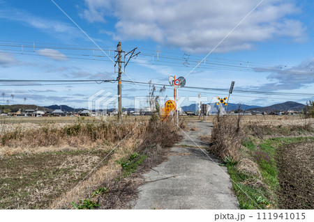 第4種踏切　赤穂線　第二一丁目踏切1　岡山県瀬戸内市邑久町 111941015