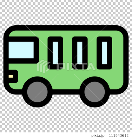 彩色車輛圖示圖巴士 111943612