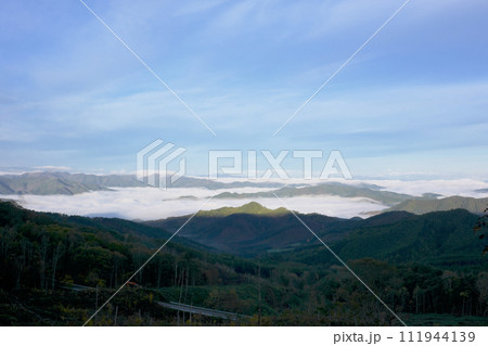 袖山高原から見た雲海 111944139