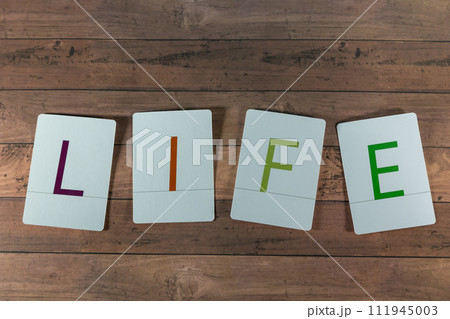 文字カード LIFE 文字カード LIFE 111945003