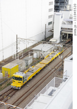 横浜線 町田駅 新型レール運搬車キヤ195 横浜線 町田駅 新型レール運搬車キヤ195 111945520
