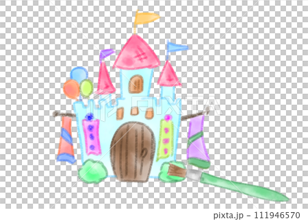 お城を描く！ 111946570
