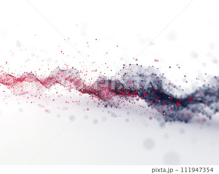 Big data wave with connect dots. Big data concept. Big data wave with connect dots. Big data concept. 111947354