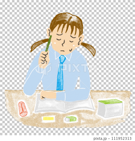受験と女子学生(手書き)8 受験と女子学生(手書き)8 111952313
