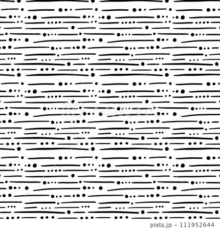 Small dash pattern. Seamless minimal dash pattern, small elements. Small dash pattern. Seamless minimal dash pattern, small elements. 111952644