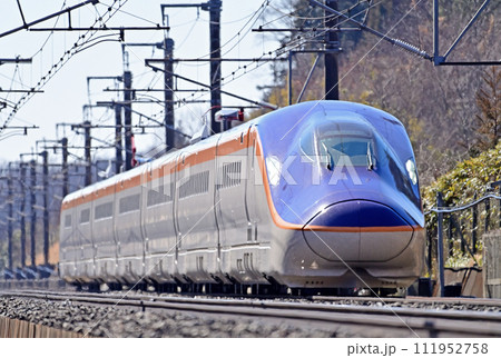 東北新幹線　那須塩原ー新白河　JR東日本　E8系　G2編成（山形）　つばさ　試運転 111952758