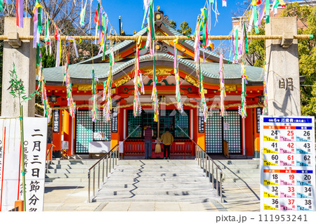 大阪府吹田市出口町の片山神社（陶芸の祖神）　拝殿 111953241