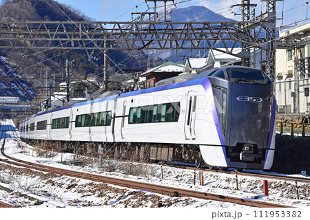 中央本線 四方津ー上野原 JR東日本 E353系 S101編成(松本) あずさ かいじ 中央本線 四方津ー上野原 JR東日本 E353系 S101編成(松本) あずさ かいじ 111953382