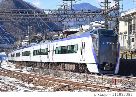中央本線 四方津ー上野原 JR東日本 E353系 S107編成(松本) あずさ かいじ 中央本線 四方津ー上野原 JR東日本 E353系 S107編成(松本) あずさ かいじ 111953383