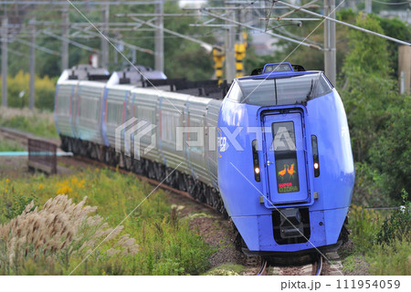 千歳線　北広島ー島松　JR北海道　キハ283系　スーパーおおぞら 111954059