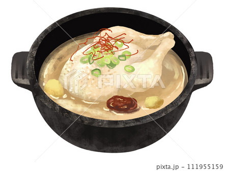 サムゲタン　韓国料理 111955159