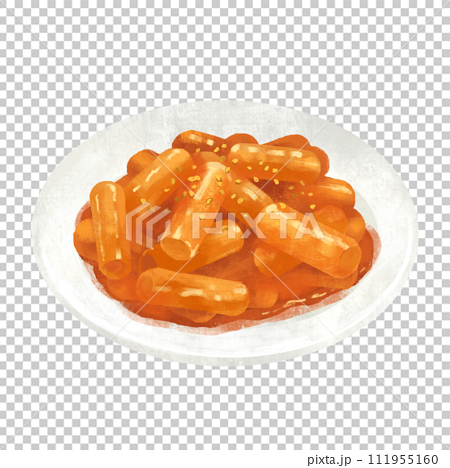 トッポギ　トッポッキ　韓国料理 111955160