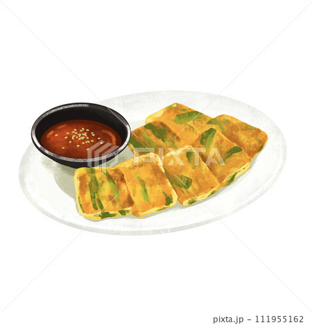 チヂミ 韓国料理 チヂミ 韓国料理 111955162