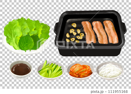 サムギョプサル　韓国料理 111955168