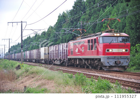 信越本線　見附ー帯織　JR貨物　EF510-8（富山） 111955327