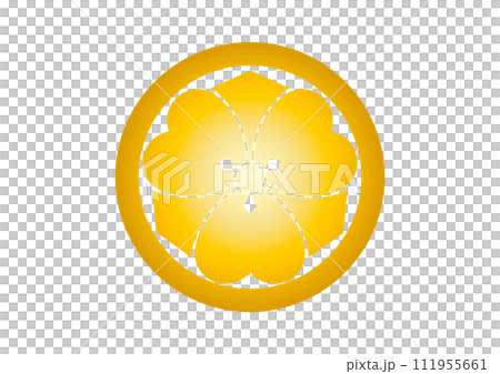 Gold with a sword in the circle 111955661