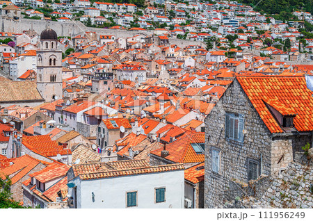 Townscape of Dubrovnik from the City Walls Townscape of Dubrovnik from the City Walls 111956249