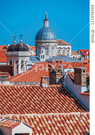 Townscape of Dubrovnik from the City Walls 111956268