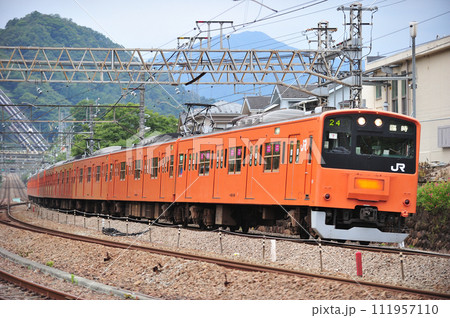 中央本線 四方津ー上野原 JR東日本 201系 H7編成(豊田) 中央本線 四方津ー上野原 JR東日本 201系 H7編成(豊田) 111957110