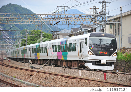 中央本線　四方津ー上野原　JR東日本　E257系　M-205編成（松本）　あずさ　かいじ 111957124
