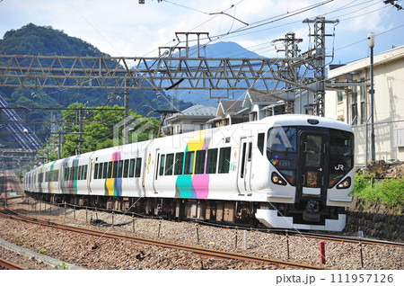 中央本線　四方津ー上野原　JR東日本　E257系　M-111編成（松本）　あずさ　かいじ 111957126