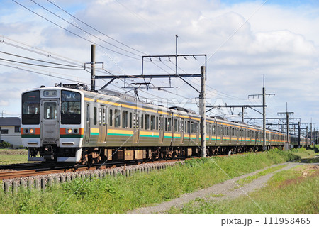 高崎線　行田ー熊谷　JR東日本　211系　A36編成（高崎） 111958465