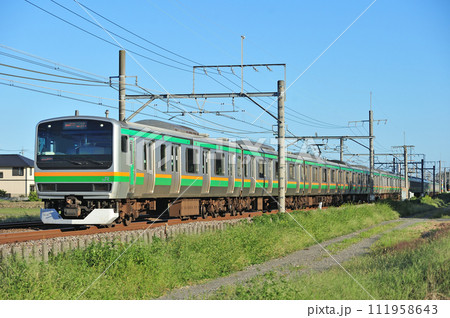 高崎線 行田ー熊谷 JR東日本 E231系1000番台 S-26編成(国府津) 高崎線 行田ー熊谷 JR東日本 E231系1000番台 S-26編成(国府津) 111958643
