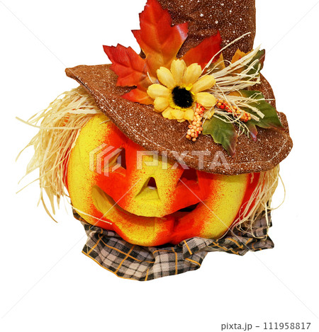 Halloween pumpkin detail 111958817